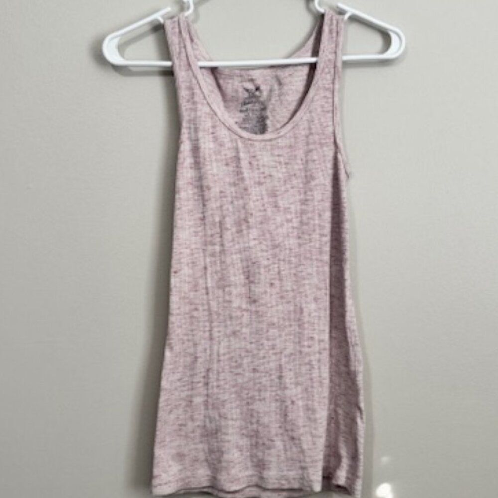 USED Woman's Faded Glory No Sleeve Tank Top Color Light Pink Size L (12/14)